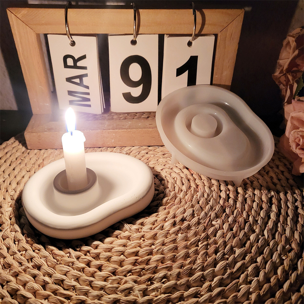 Home Decor Modern Organic - Vassoio per candele di forma organica