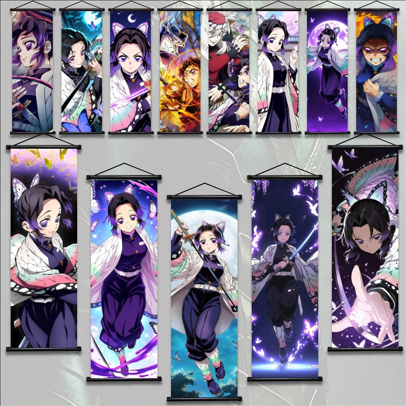 Home Decor Painting - Shinobu Kocho Demon Slayer - Pergamena
