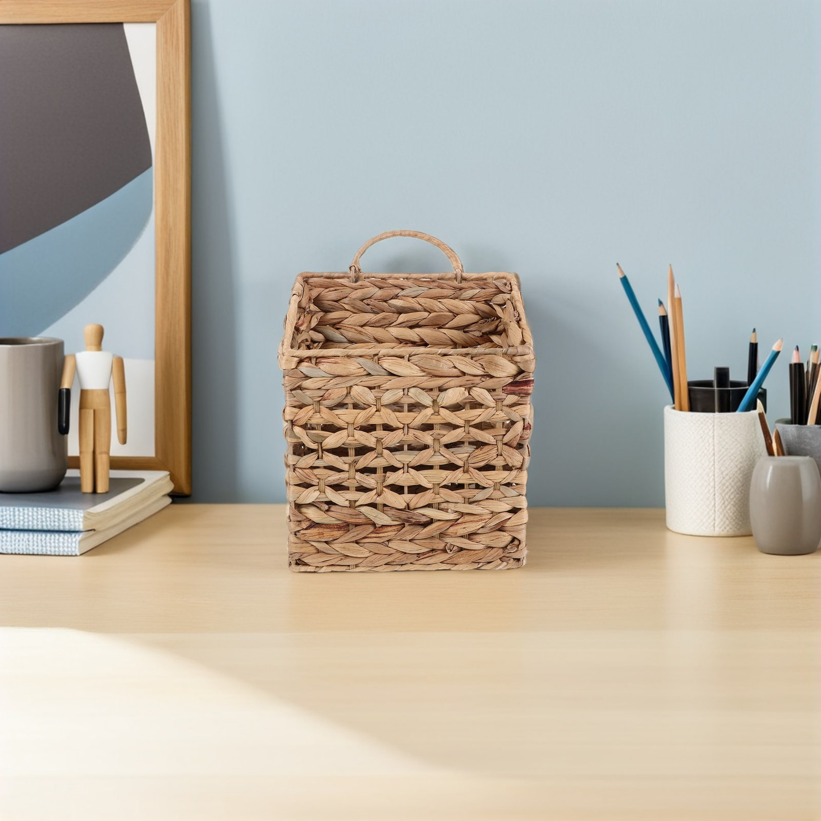 Woven Wall Basket - Cesto Sospeso in Vimini per Decorazione