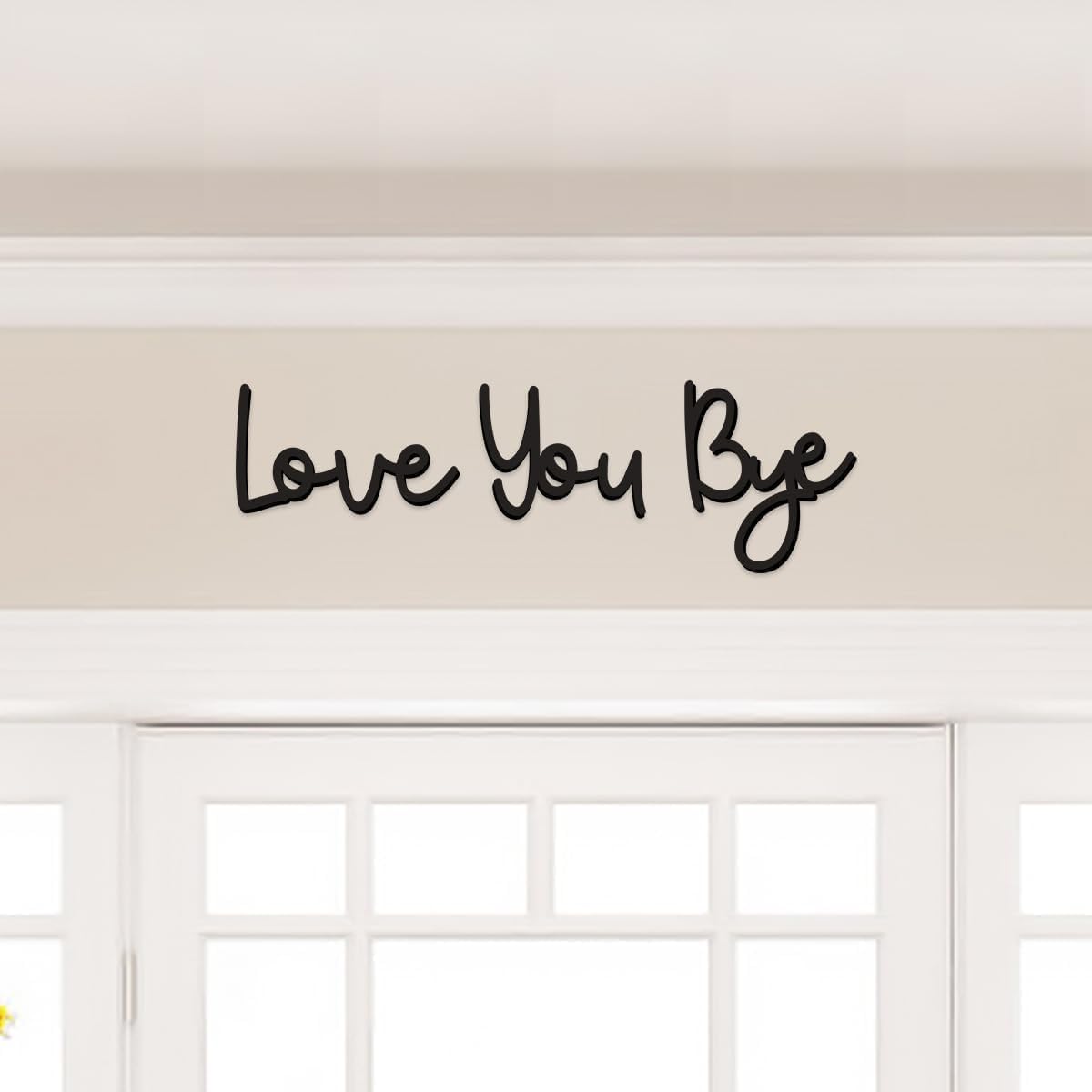 Home Decor Express - Love You Bye Targa in legno