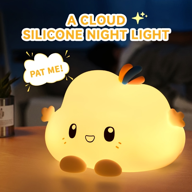 Home Decor Lamp - Luce notturna a nuvola, attenuazione touch-controllo,
