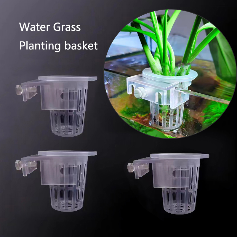 Woven Wall Basket - Cesto per piantare acquario Supporto idroponico