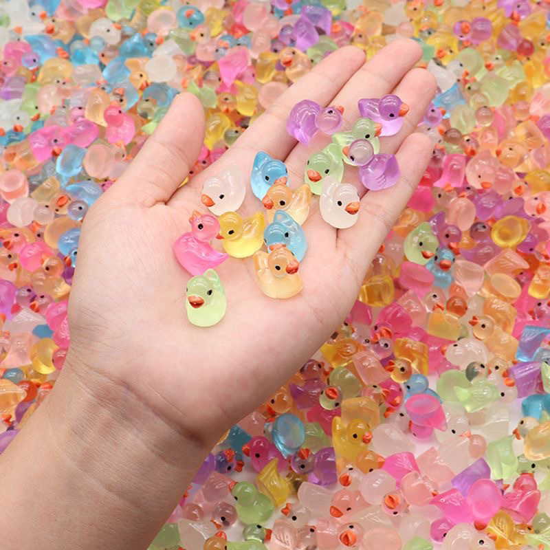5 pz carino Mini resina lumino - Home Decor Duck recensione e prezzo