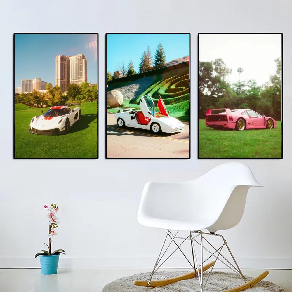 Poster di auto di lusso in sti - Home Decor Japandi Style recensione e prezzo