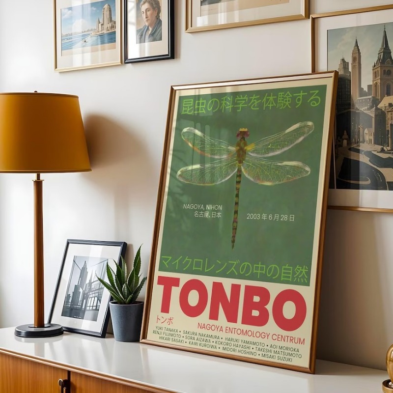 Poster Vintage Giapponese di T - Home Decor Japandi Style recensione e prezzo