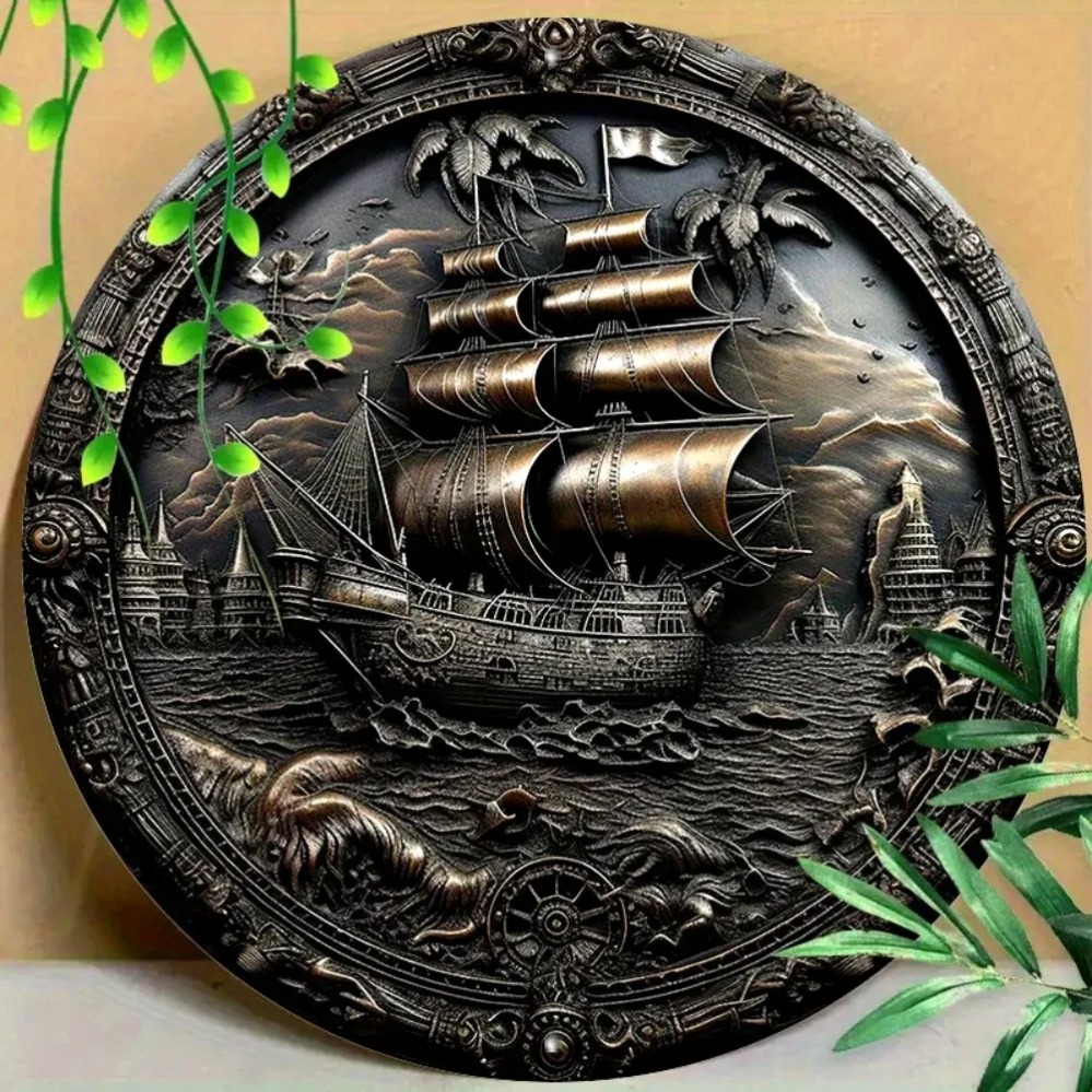 Arte da parete in metallo con  - Home Decor Nautical recensione e prezzo