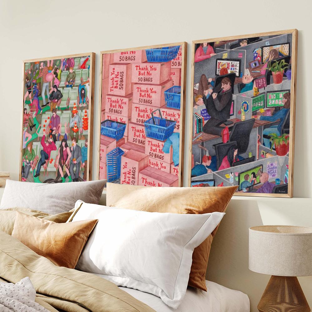 Poster astratto in stile Japan - Home Decor Japandi Style recensione e prezzo
