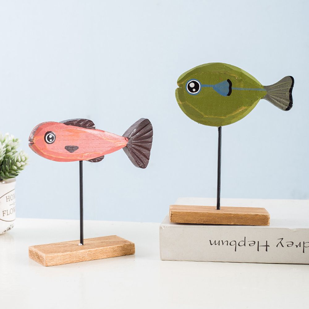 Statua di pesce in legno color - Home Decor Modern Organic recensione e prezzo