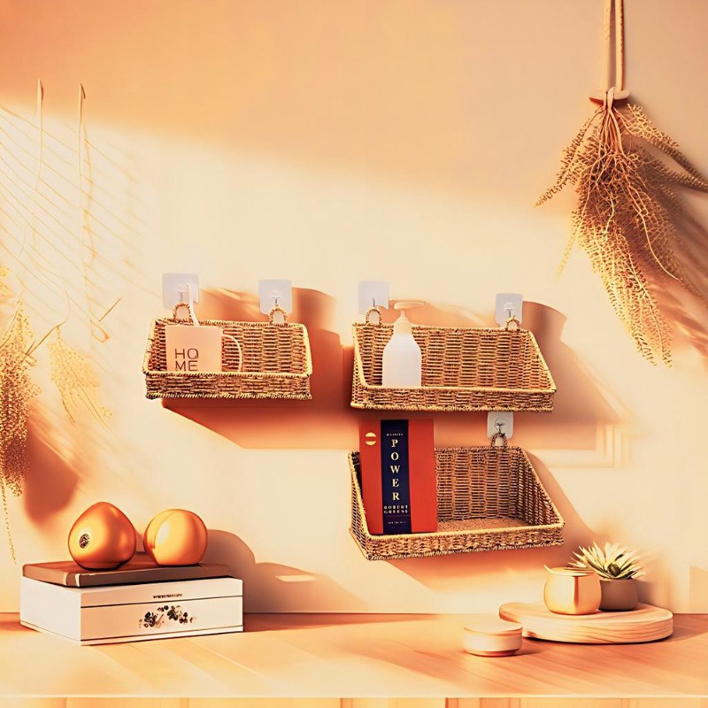 Cesto portaoggetti sospeso in  - Woven Wall Basket recensione e prezzo