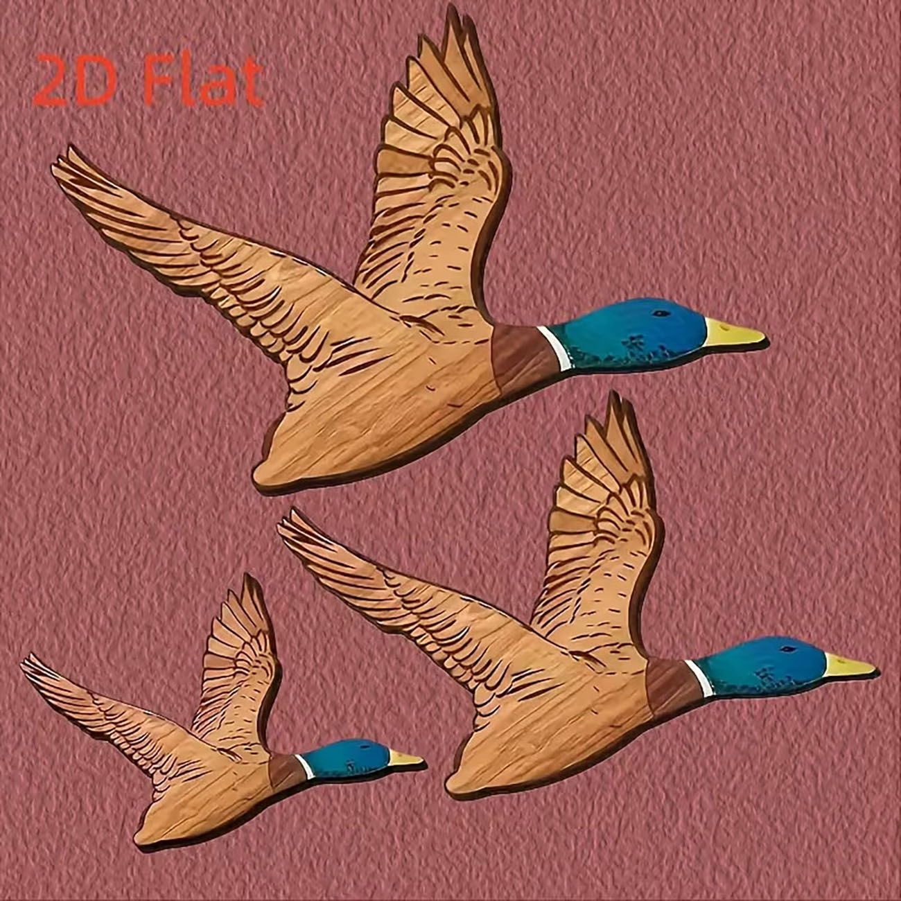 Set di 3 Anatre Selvagge Volan - Home Decor Duck recensione e prezzo