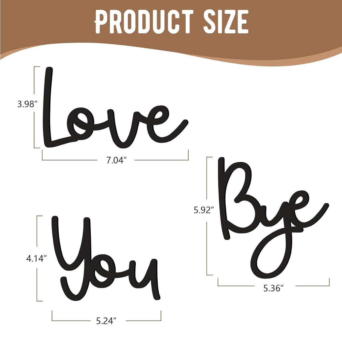 Love You Bye Targa in legno De - Home Decor Express recensione e prezzo