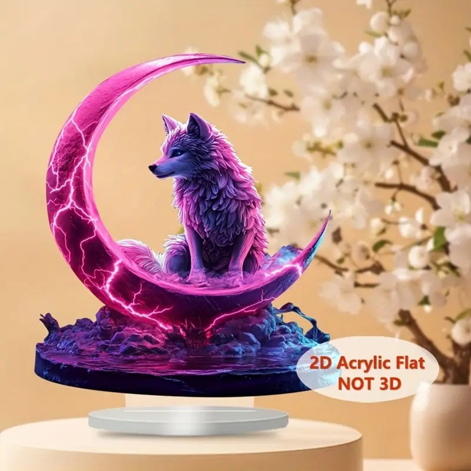 Statua di lupo fiamma, statuet - Home Decor Kit recensione e prezzo