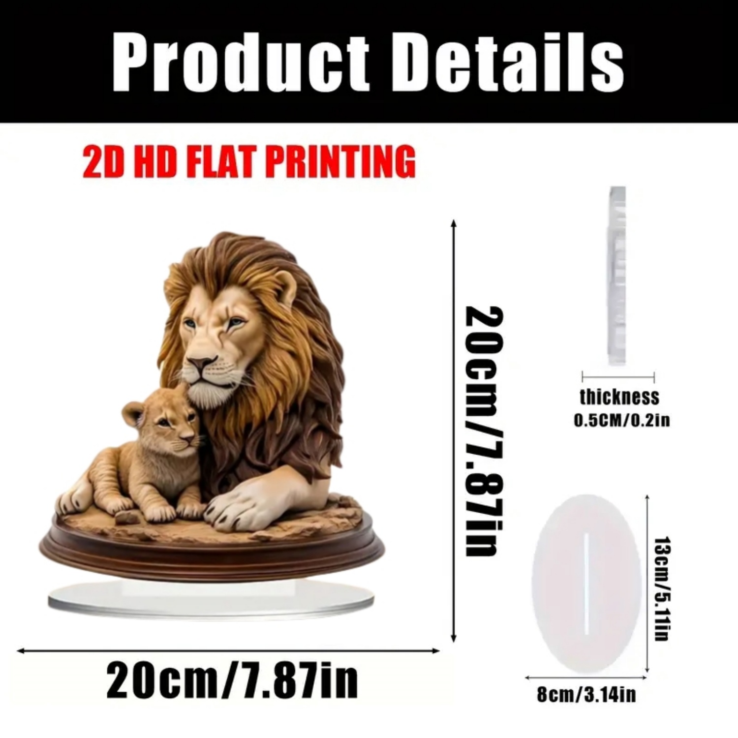 Statua di leone maschio, statu - Home Decor Kit recensione e prezzo