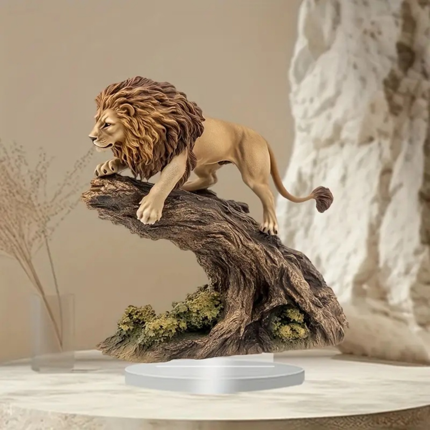 Statua di leone maschio, statu - Home Decor Kit recensione e prezzo