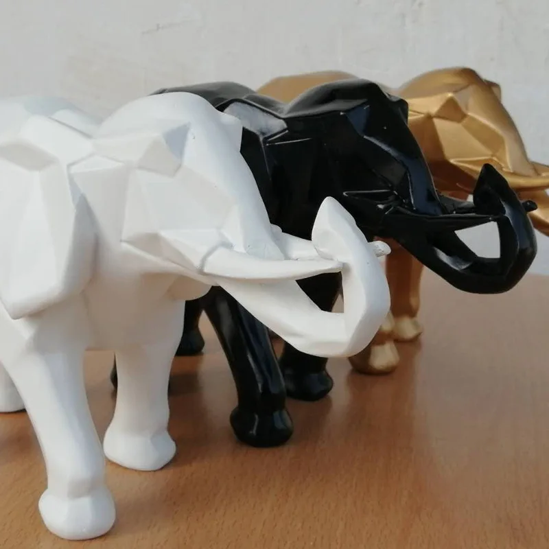 Statua creativa di elefante ne - Abstract Sculpture Resin recensione e prezzo