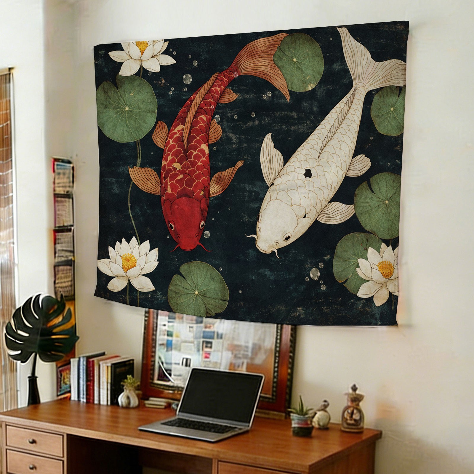 Tapestry di Lusso con Pesci Ko - Home Decor Japandi Style recensione e prezzo