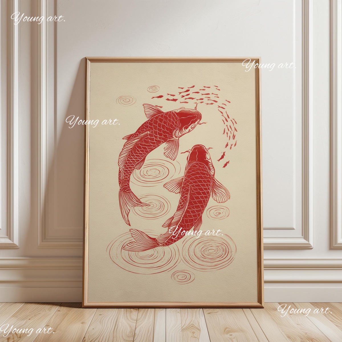 Stampe su Tela di Pesci Koi Gi - Home Decor Japandi Style recensione e prezzo