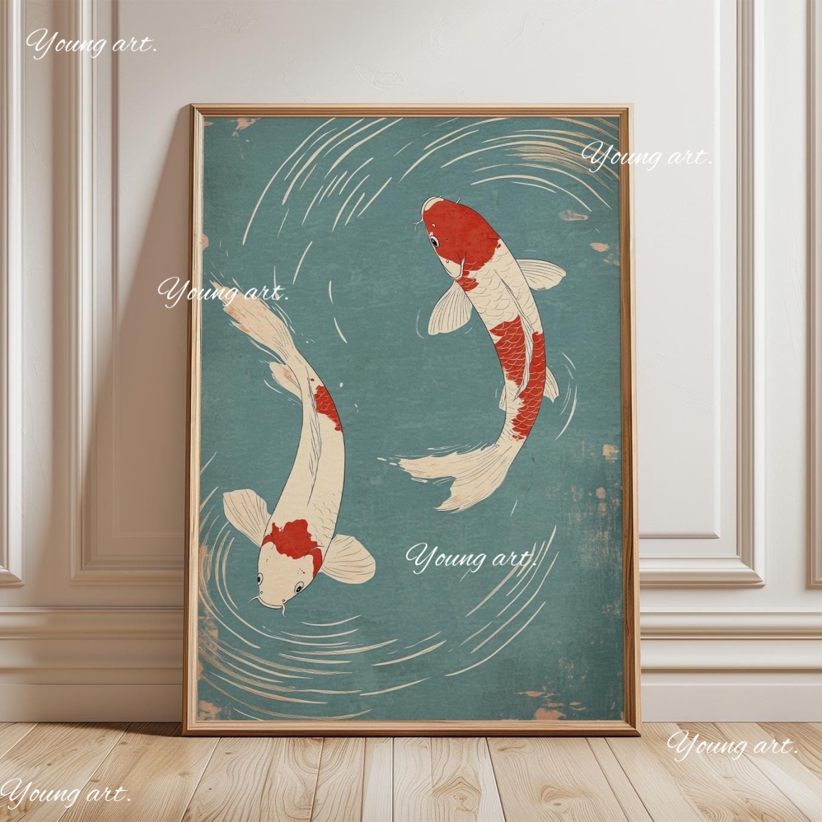 Stampe su Tela di Pesci Koi Gi - Home Decor Japandi Style recensione e prezzo