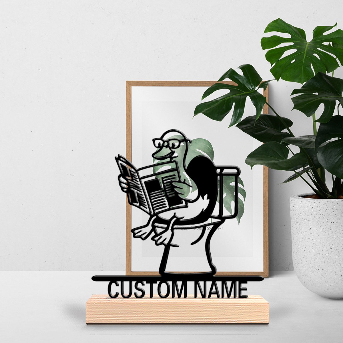 Statua in Metallo a Forma di A - Home Decor Duck recensione e prezzo
