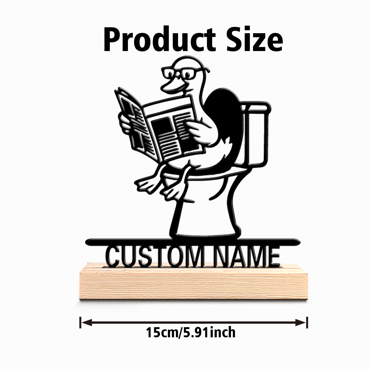 Statua in Metallo a Forma di A - Home Decor Duck recensione e prezzo
