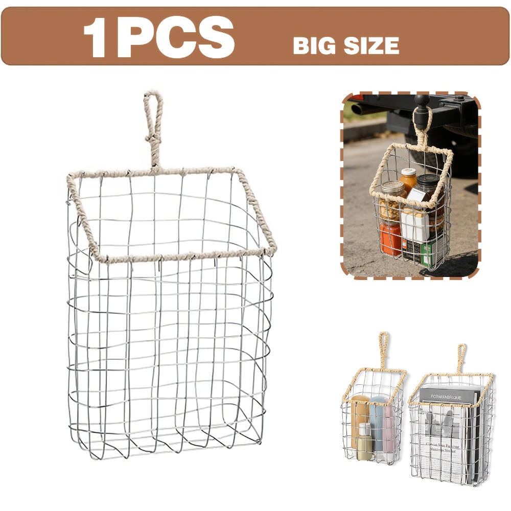 Cesto portaoggetti rustico in  - Woven Wall Basket recensione e prezzo