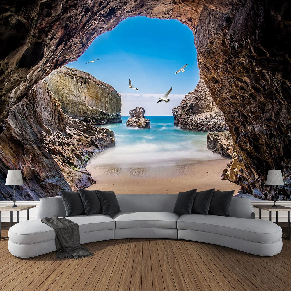 Arazzo paesaggio grotta di mon - Home Decor Yoga recensione e prezzo