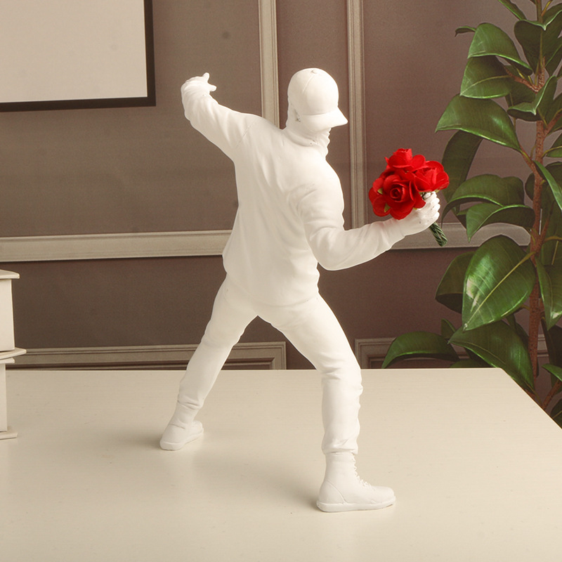 Banksy Still Flower Decoration - Abstract Sculpture Resin recensione e prezzo
