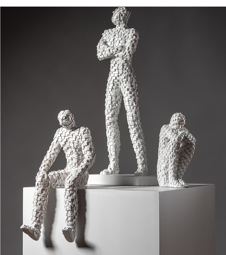 Scultura di Figure a Mosaico,  - Abstract Sculpture Resin recensione e prezzo